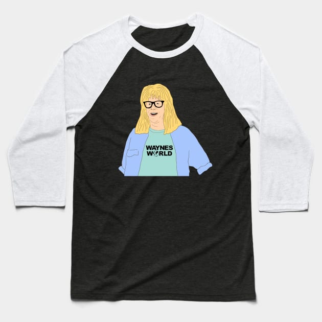 Wayne's World Baseball T-Shirt by VideoNasties